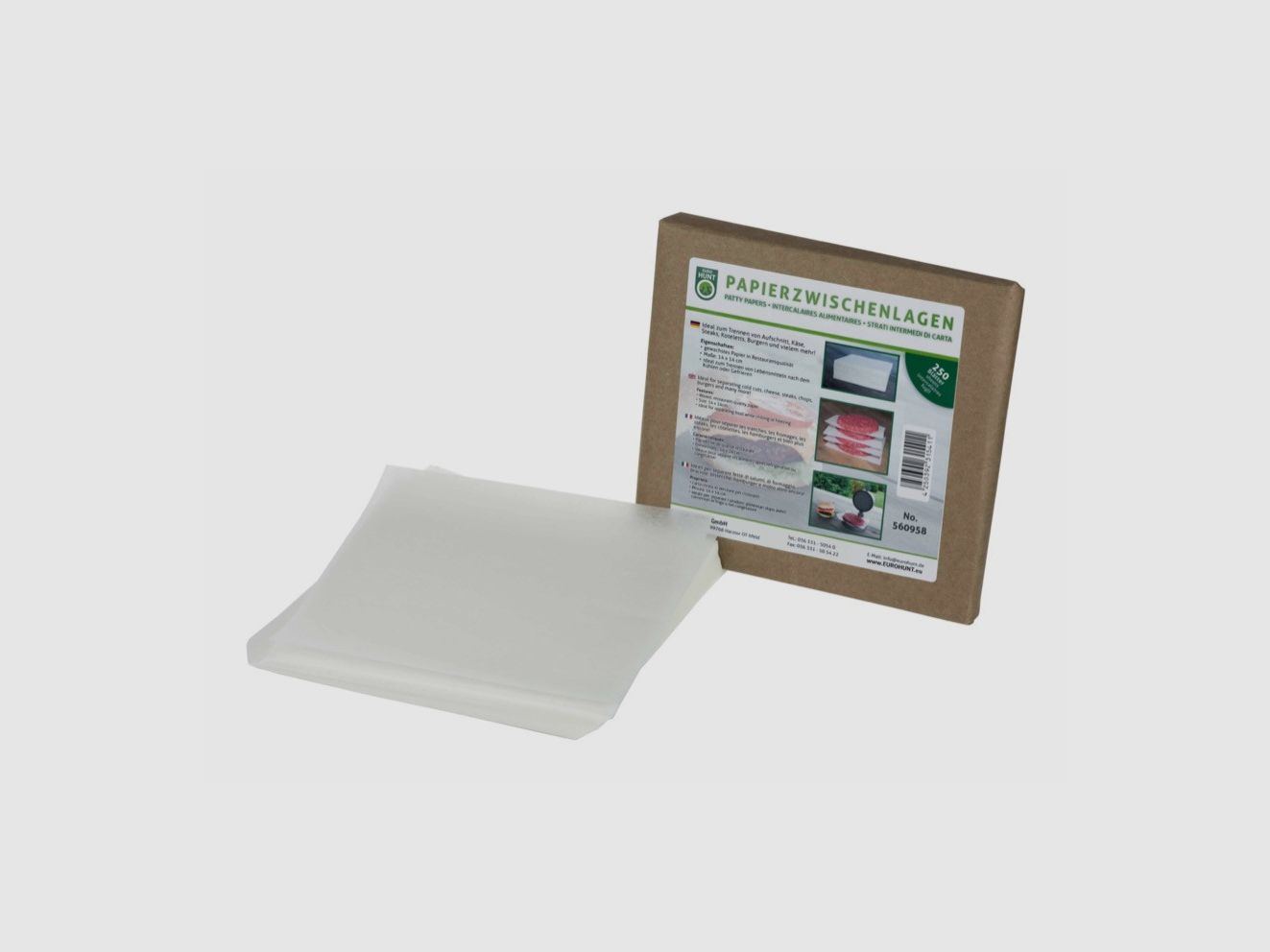 Papier-Trennblätter - 250 Stück