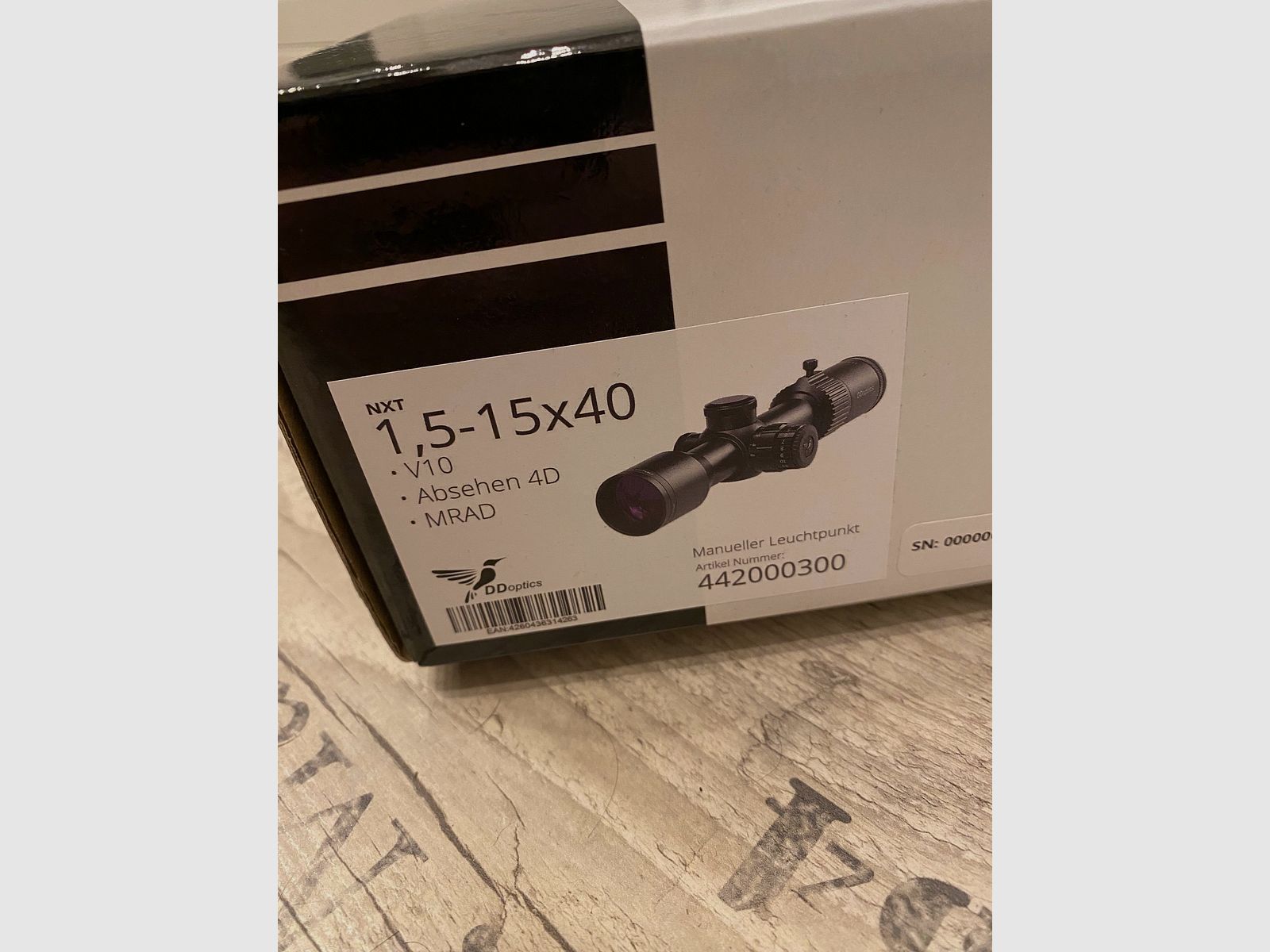 DDoptics 1.5-15x40 incl. Eaw Blue Line mount