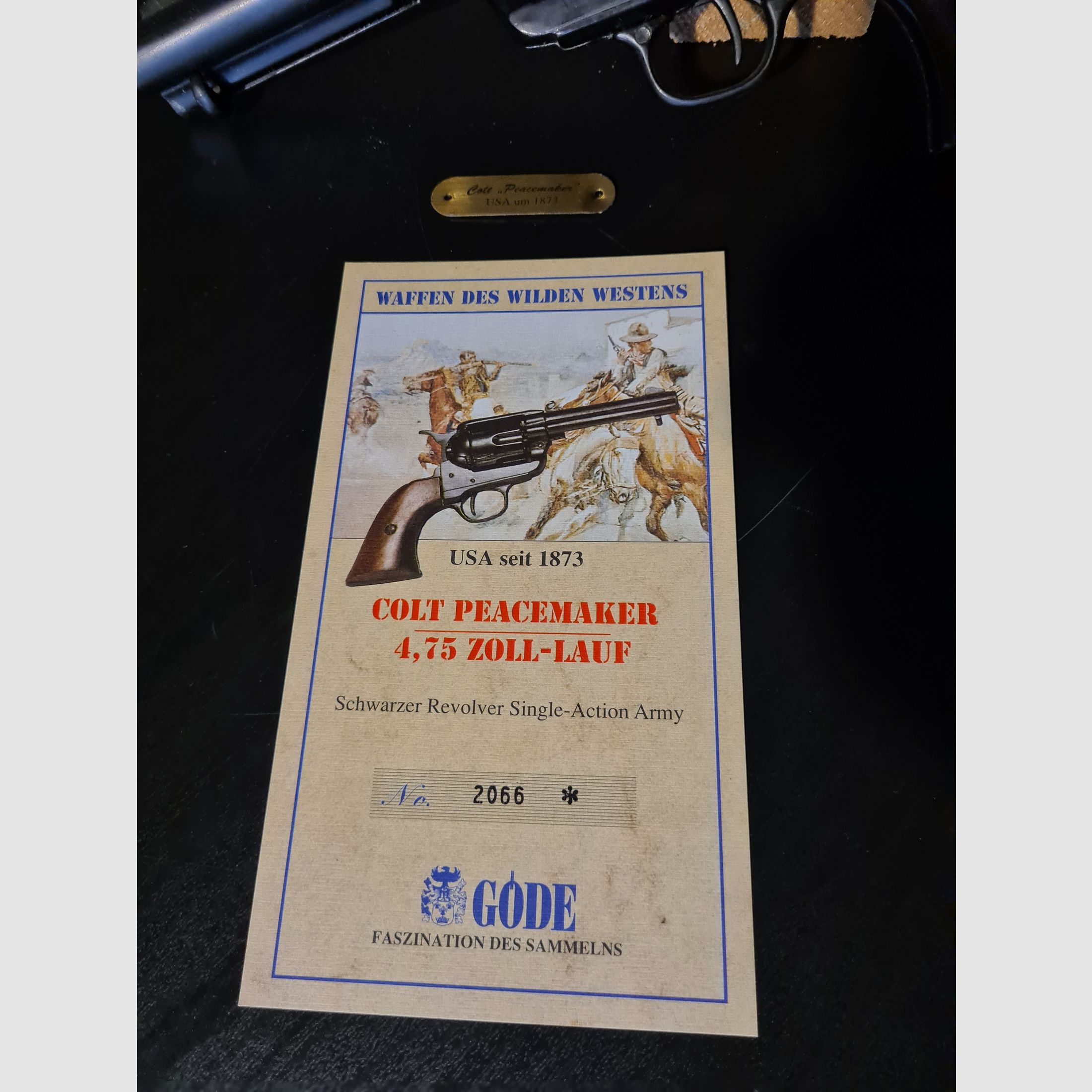 COLT PEACEMAKER 4,75 INCH LOOP Decoratiewapen