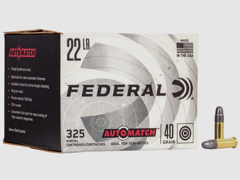 Federal Champion Training .22 LR 40GR LRN 325 Patronen