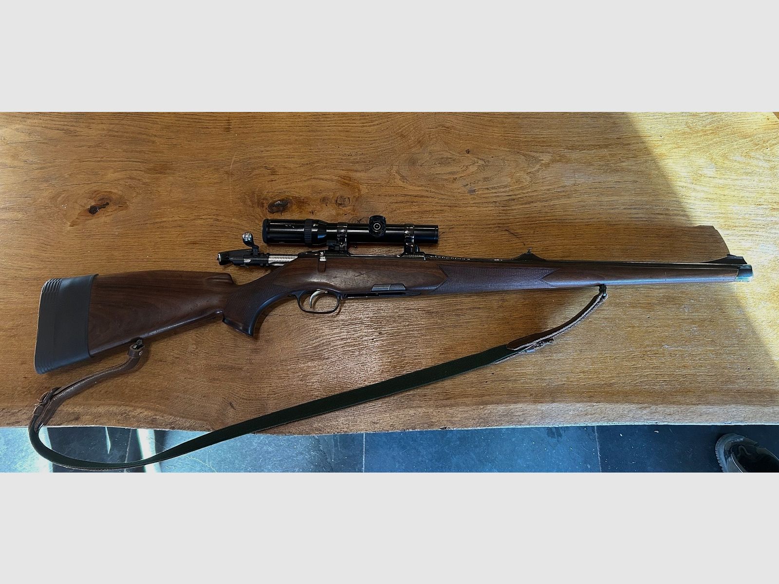 Steyr Mannlicher Luxus Stutzen 9,3x62 con vidrio DJ
