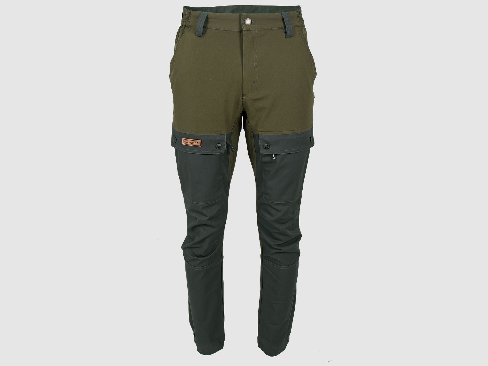 Woodline Boksund Broek Heren Groen/Grijs - D116