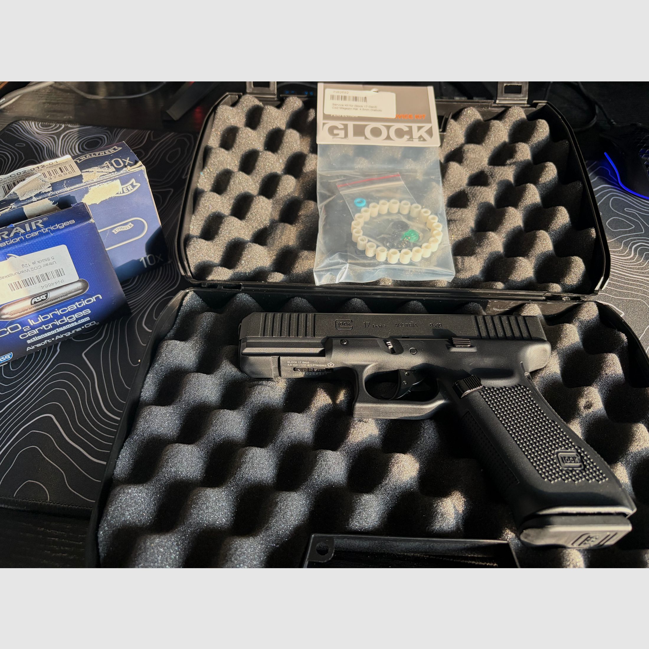 GLOCK 17 Gen5 4,5 mm (.177) Diabolo, CO₂ Kettenmagazin 