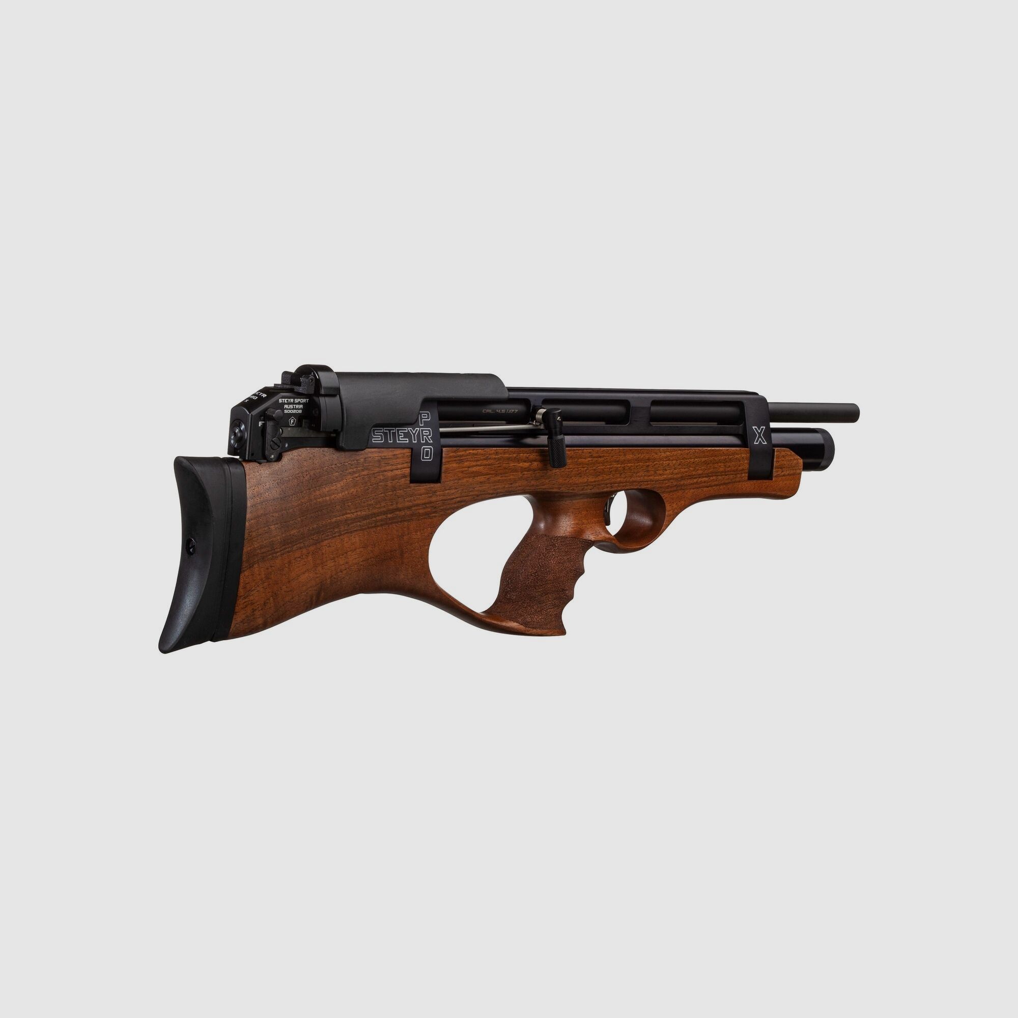 Steyr Matchluftgewehr PRO X Scout Kaliber 4,5 mm - schwarze Kartusche