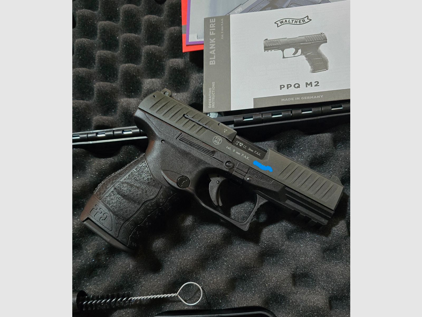 PPQ M2 Walther 9mm PAK Schreckschuss SRS