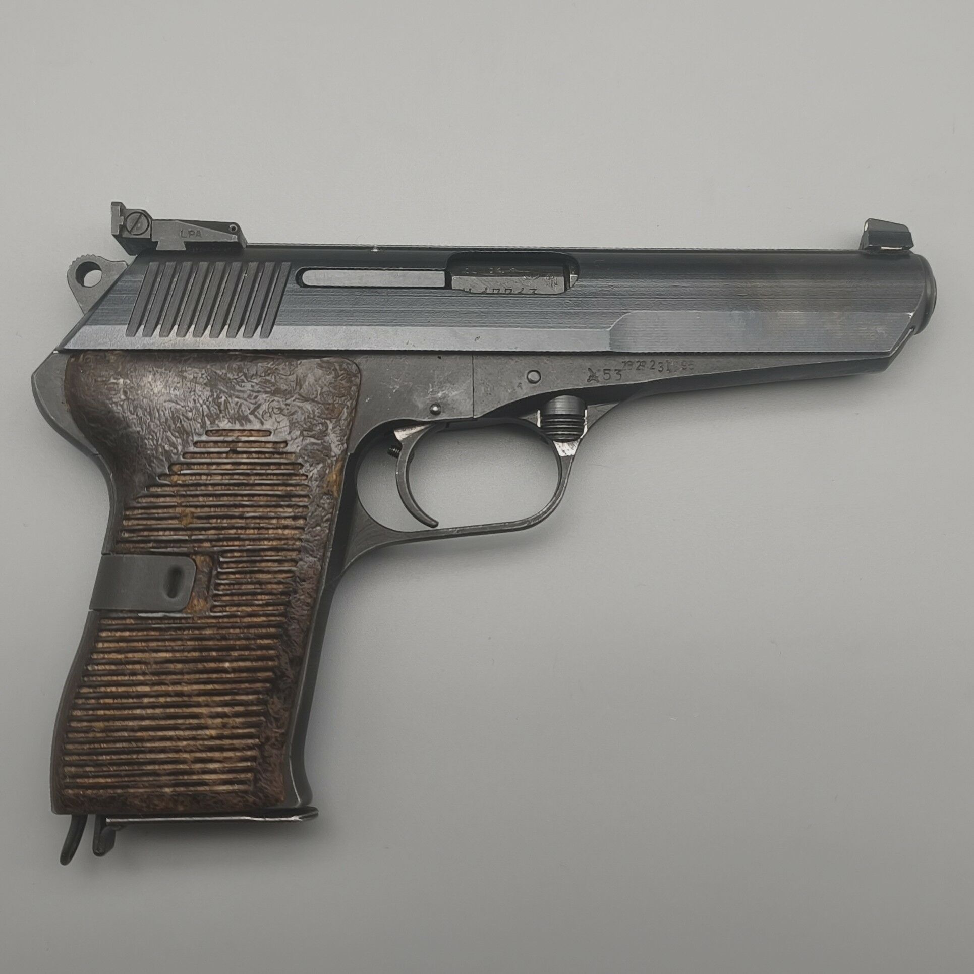 CZ/Brünner vz.52 Rollenverschluss Pistole mit Wechsellauf 7,62 Tokarev! 9mmLuger