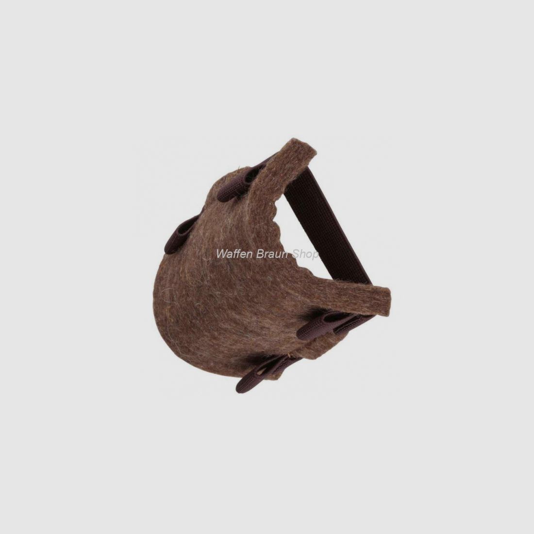 Hubertus Filz-Schaftunterlage mit Patronenschlaufen Klein 10x10 cm die Farbe kann etwas abweichen.