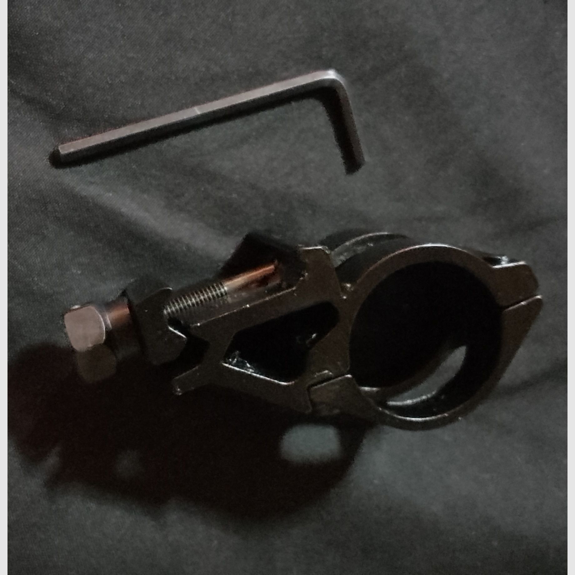 Zielfernrohr Picatinny Befestigung Montage Schnellspanner Taschenlampe 25,4mm  45° grad