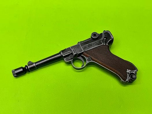 ME Mod. P 08, Cal. 9 mm P.A. Bang, look antico pistola a salve