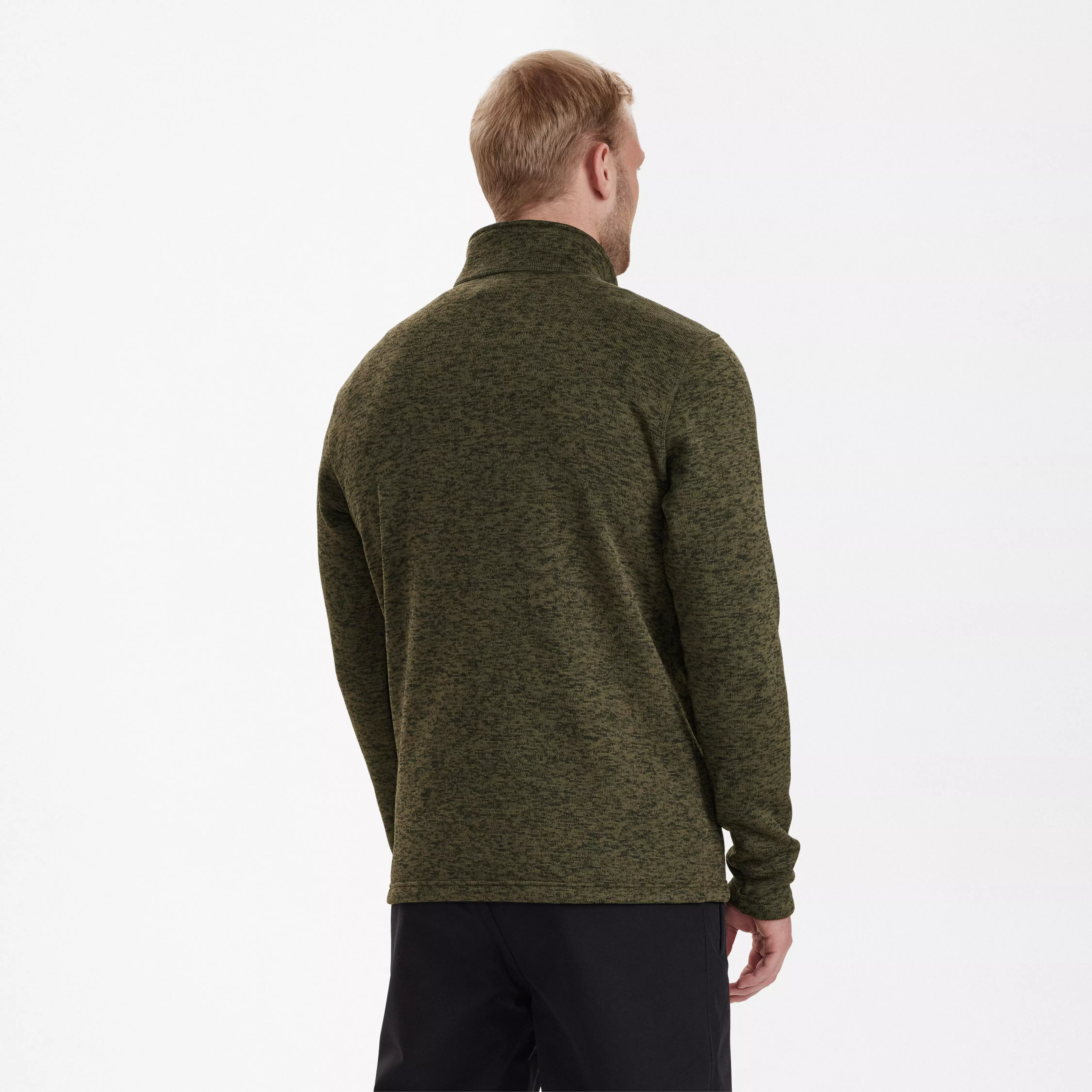 Sarek cardigan - Olive Night mélange, immagine 2 di 5