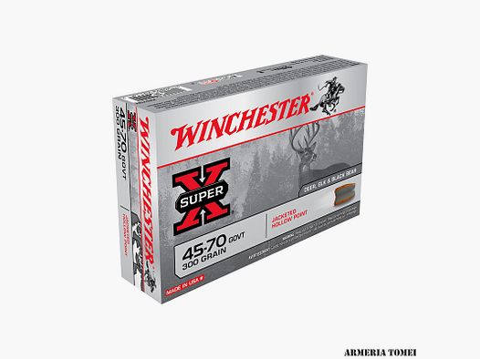 WINCHESTER – 45-70 GVT 300GR JACKETED HOLLOW POINT
