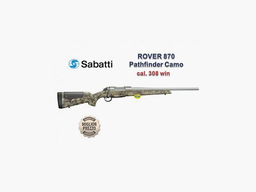 SABATTI ROVER PATTHFINDER CAMO BOLT-ACTION RIFLE CAL. 308 51 CM