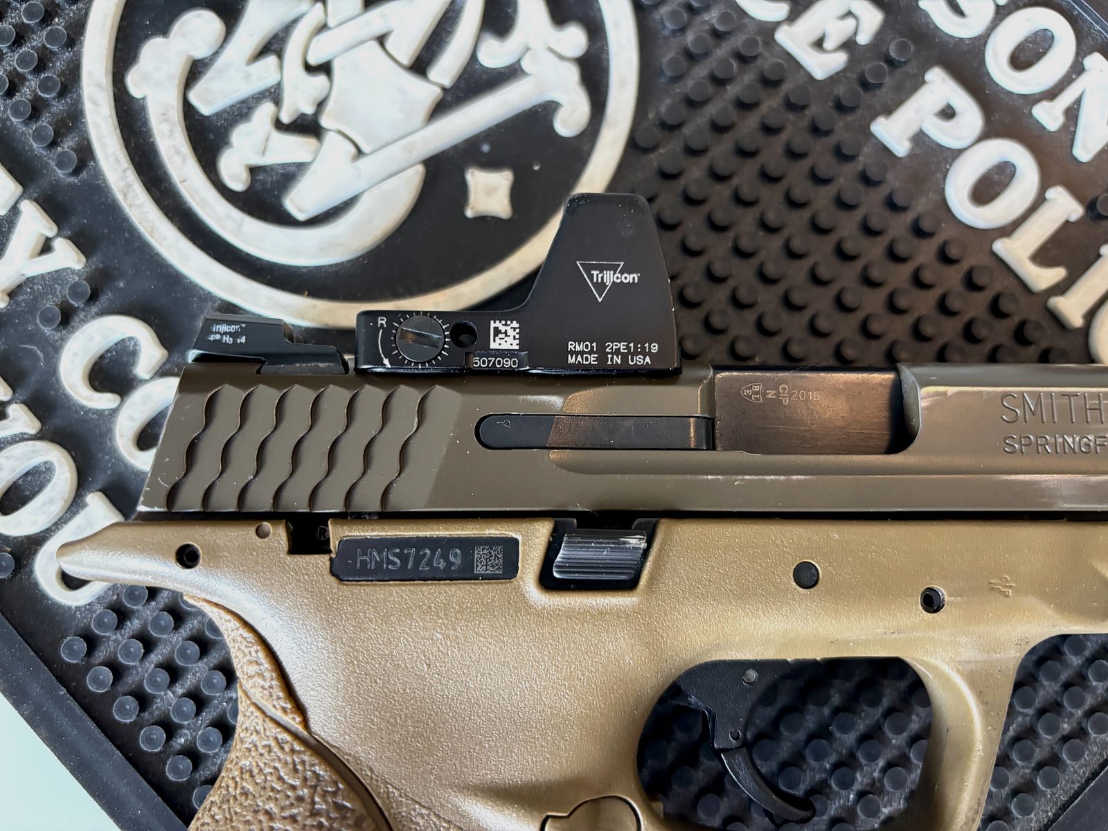 S&W Modell M&P9 VTAC -Trijicon RMR-