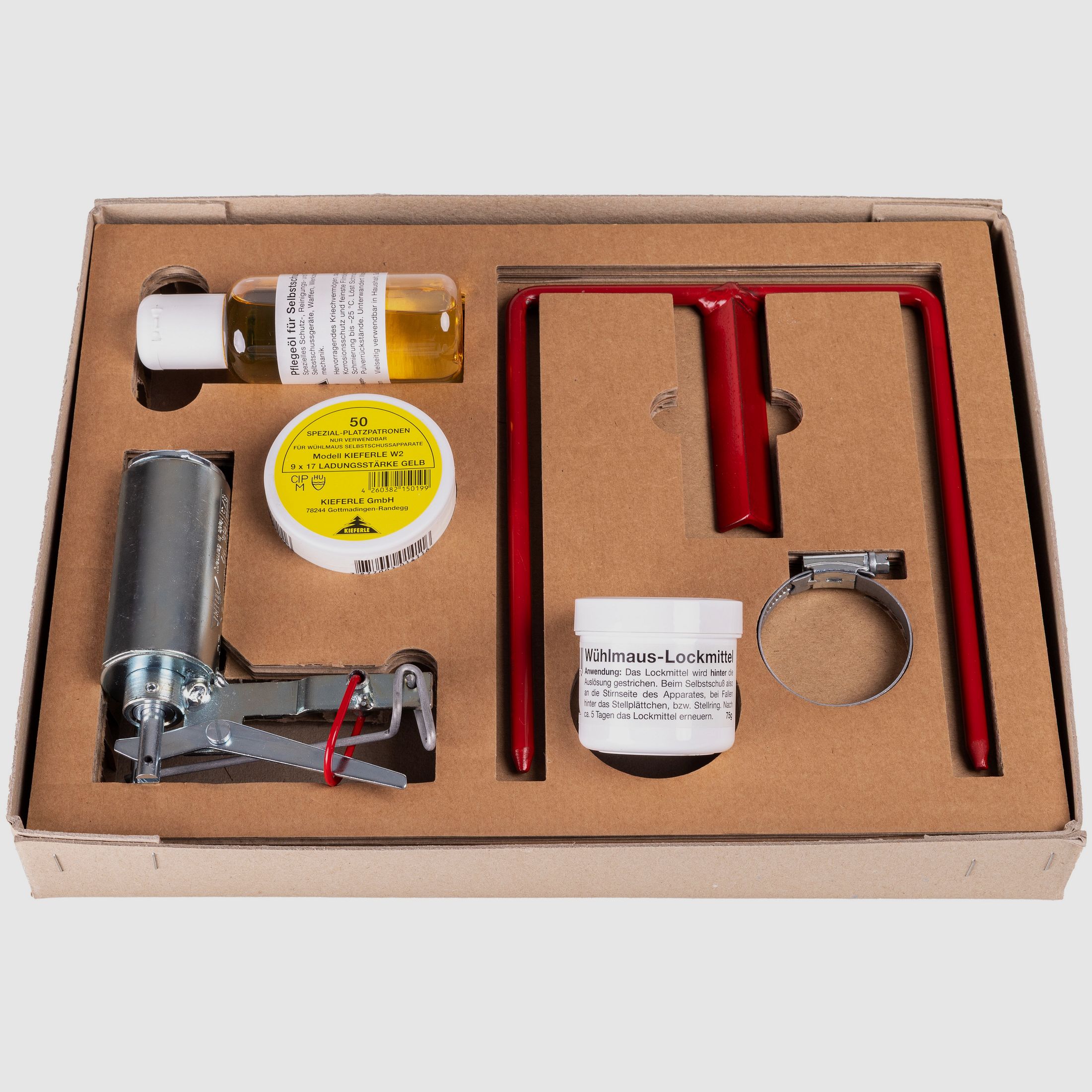 Set completo di trappole per talpe Mod. W2