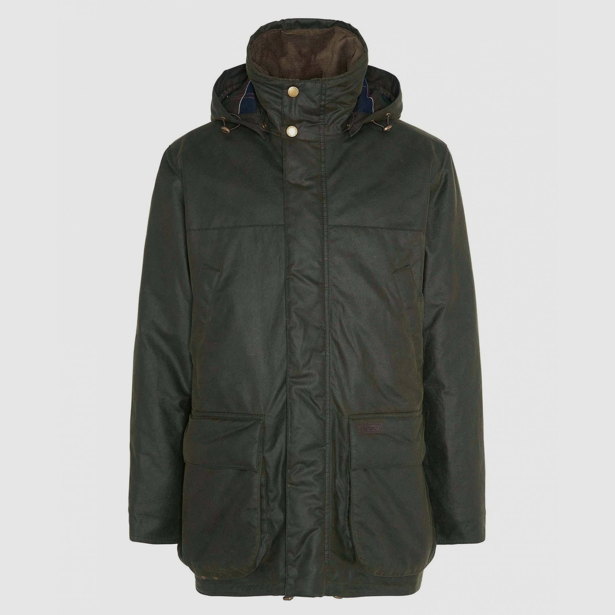 Barbour Herren Wachsjacke Bleaberry, Farbe Fern L