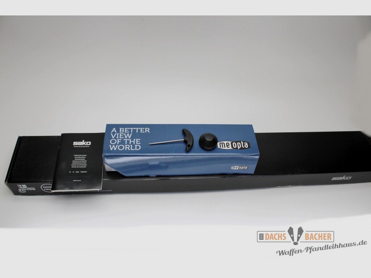 Rep. fucile Sako 85 Varmint cal. .222Rem canna scanalata con Dentler Meopta 3-12x56, immagine 9 di 9