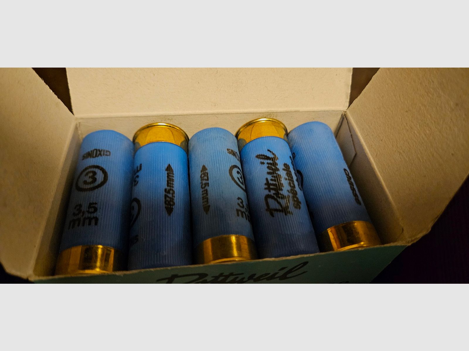 Gemischtes Paket diverser Schrotpatronen und FLG