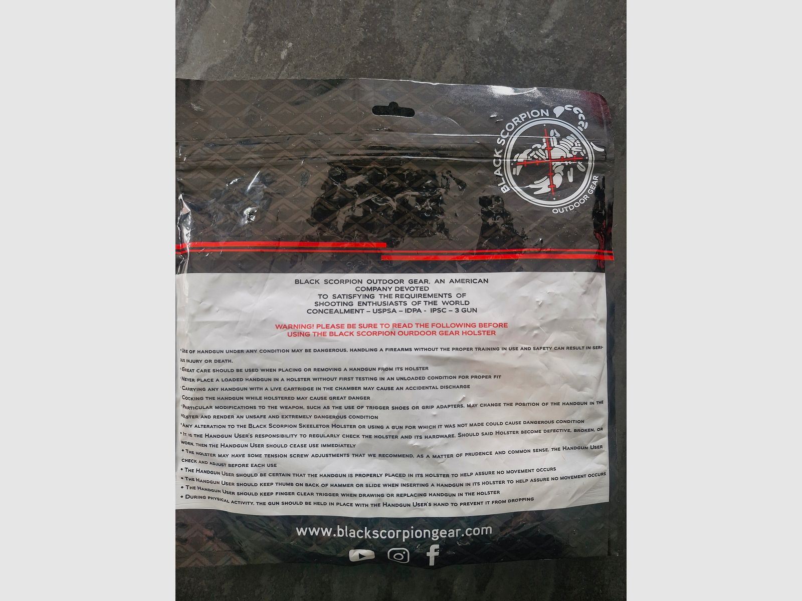Funda para Glock 17 o 22 de Scorpiongear