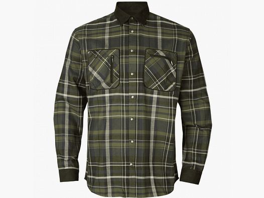 HARKILA PAJALA OLIVE CHECK Hemd neu