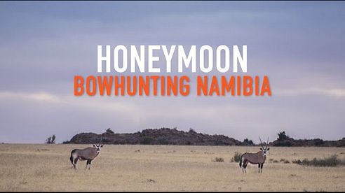 HONEYMOON IN NAMIBIA BOWHUNTING PLAINS GAME SPOT AND STALK