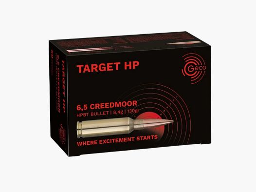 Geco 6.5 Creedmoor Target HP BT 130gr 50 strzałów
