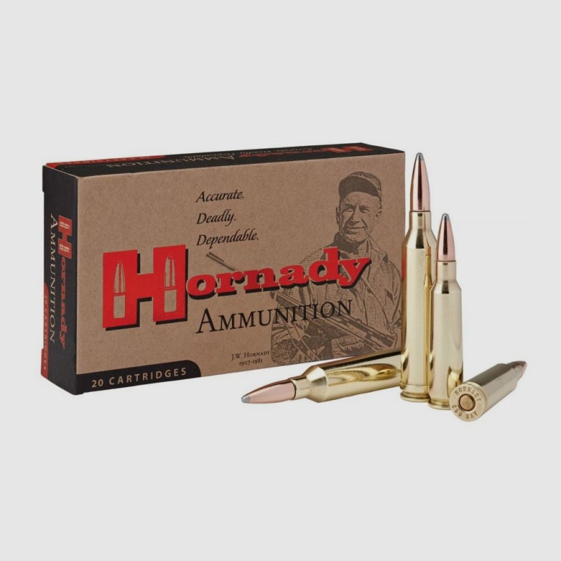 250 Savage Hornady CUSTOM™ 100 gr INTERLOCK® VE20