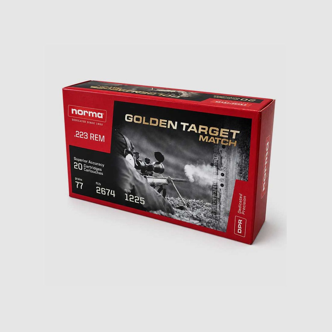 Amunicja NORMA kal. 223 Rem Match HPBT 5.0g / 77gr