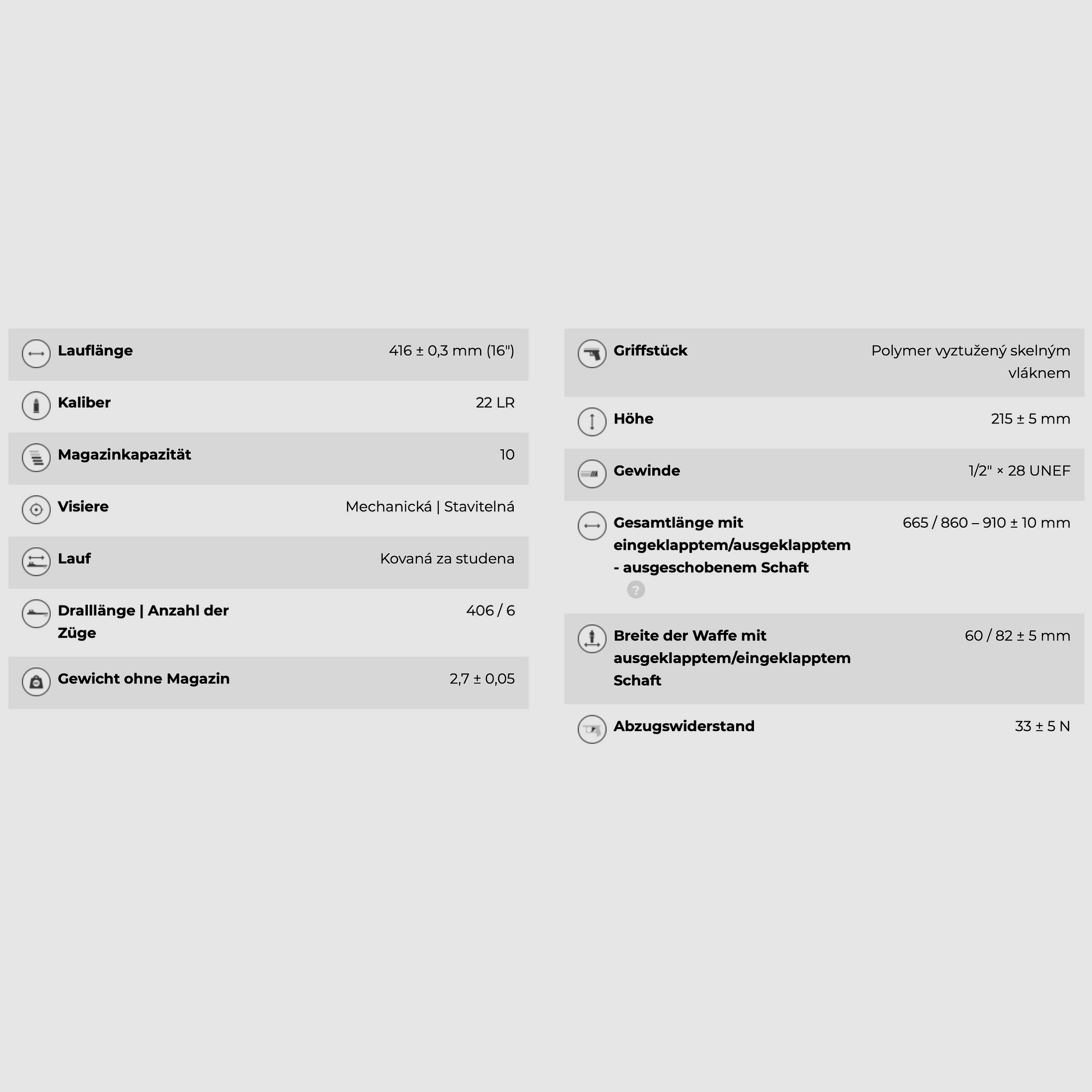 CZ self-loading rifle .22 lfB Scorpion Evo 3 S1 carbine with compensator 1/2×28 UNEF