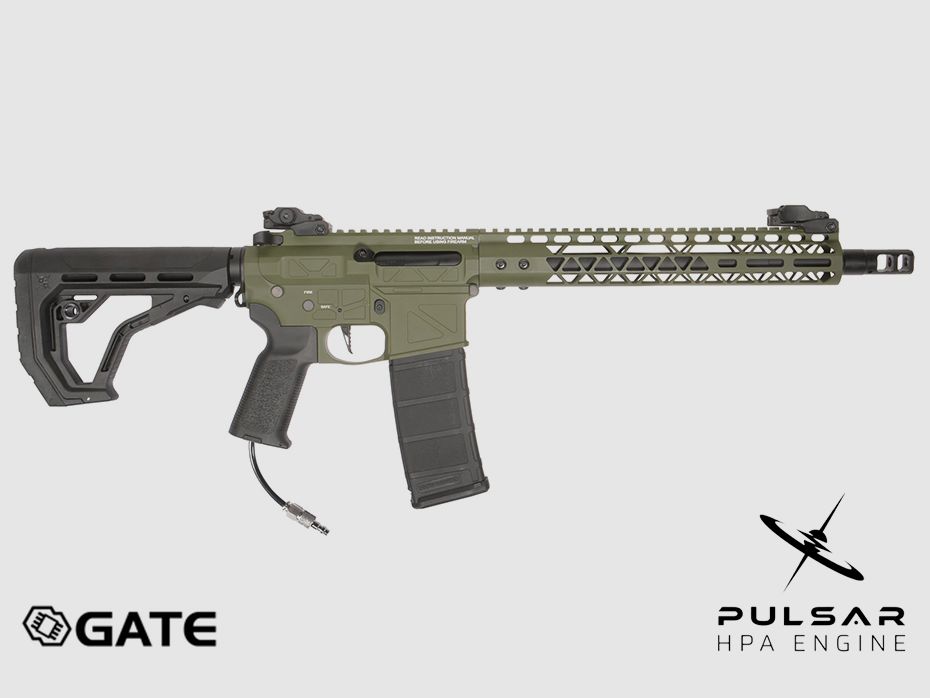 GP R15 FREYA Skeleton 13" gen.2 Mlok FREYA ALPHA Oliv HPA Softair Gewehr Frei ab 18 Jahren | Delta Armory
