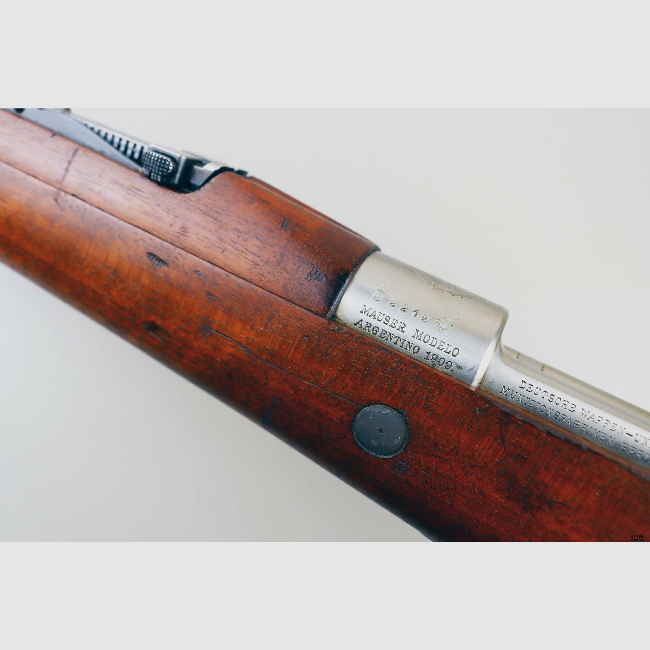 Rifle DWM mod. Mauser Argentino 1909 cal. 7.65×53 serial number H4155, image 9 of 21