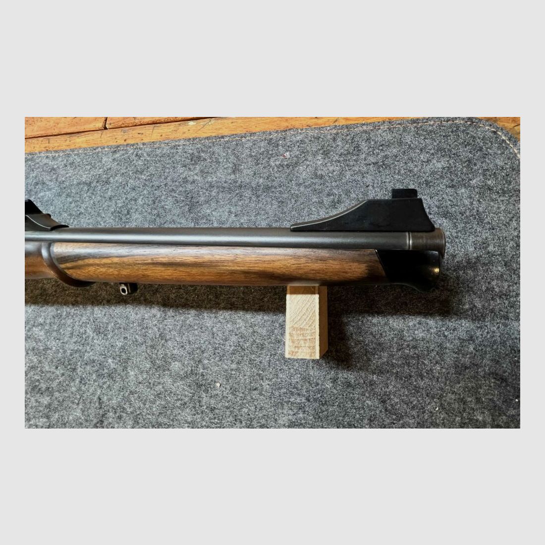Blaser Kipplaufbüchse K95, Kal. .308Win, Stutzen, mit Holz-Lochschaft "Unik .308Win