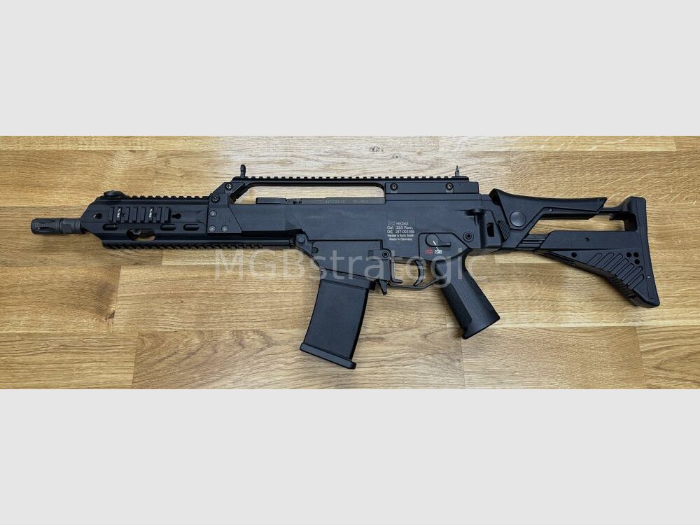 Heckler & Koch MGB243K Limited Edition halfautom. geweer .223Rem HK243 in "G36K" looplengte Limited Edition door MGB - klapstok - civiele versie van de H&K G36KA4 G36K