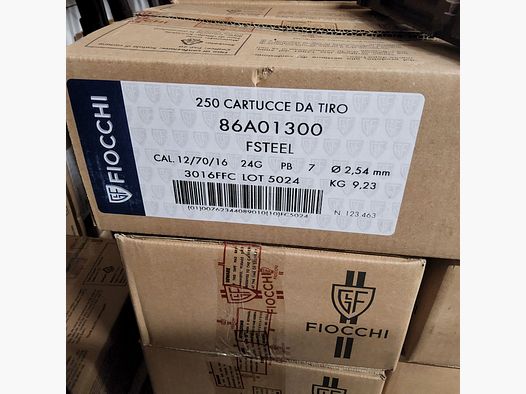 Fiocchi Trapp 24 grams steel/lead