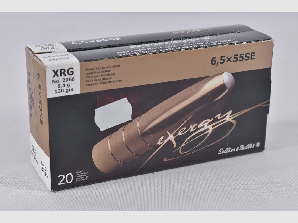 Sellier & Bellot 130grs XRG 20STK 6,5x55
