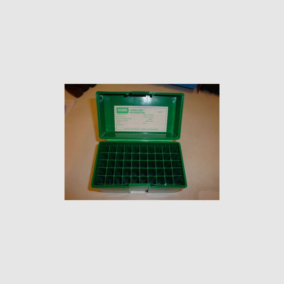 RCBS Patronenbox LP, MP ( 50 ), neuwertig