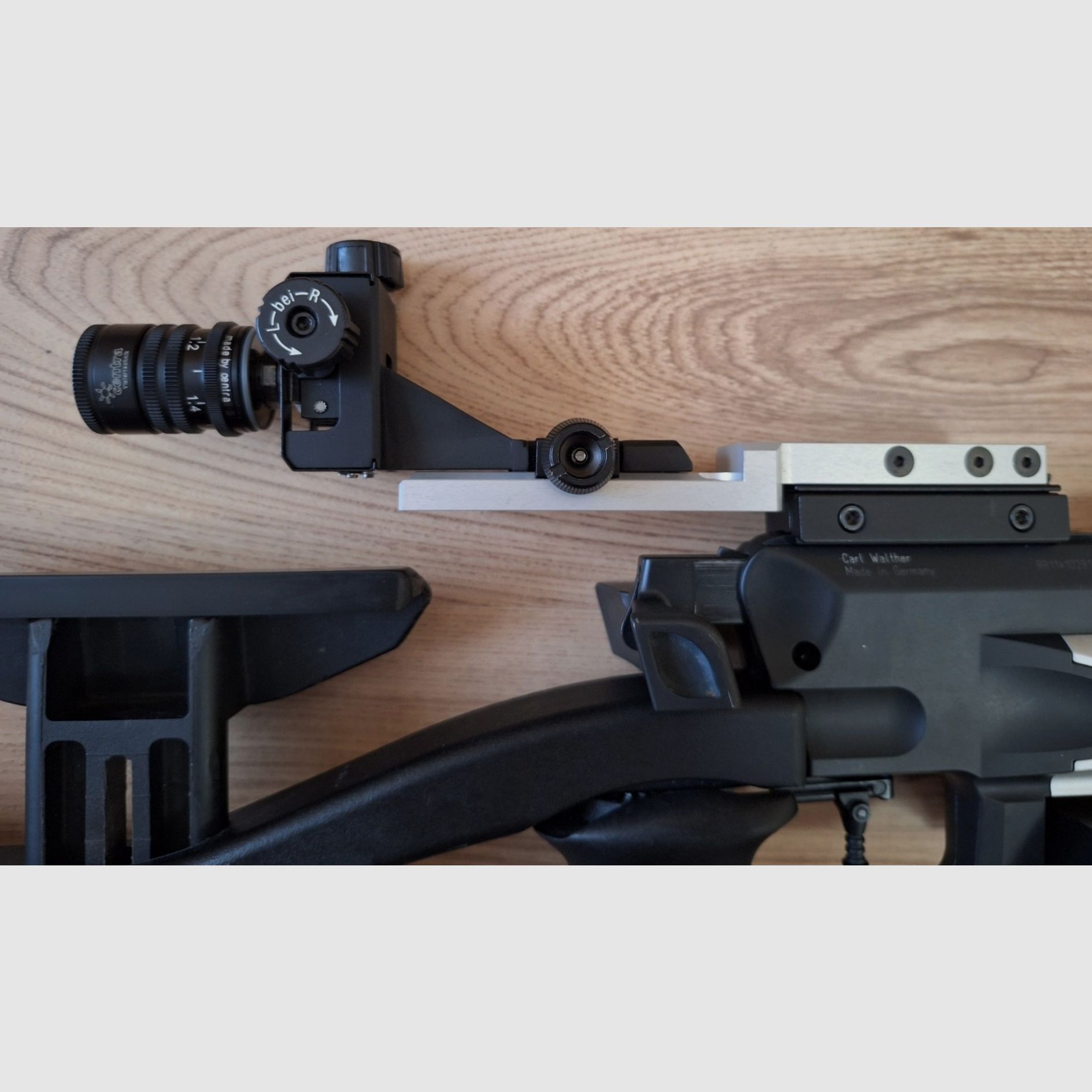 Match luchtgeweer Hämmerli AR 20 "Auflage" - Zilver - met nieuwe patroon - koffer en unieke uitrusting.