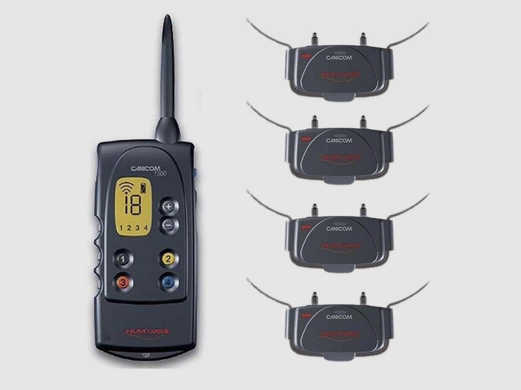 Canicom 1500 for 4 Dogs, Professional Training Collar