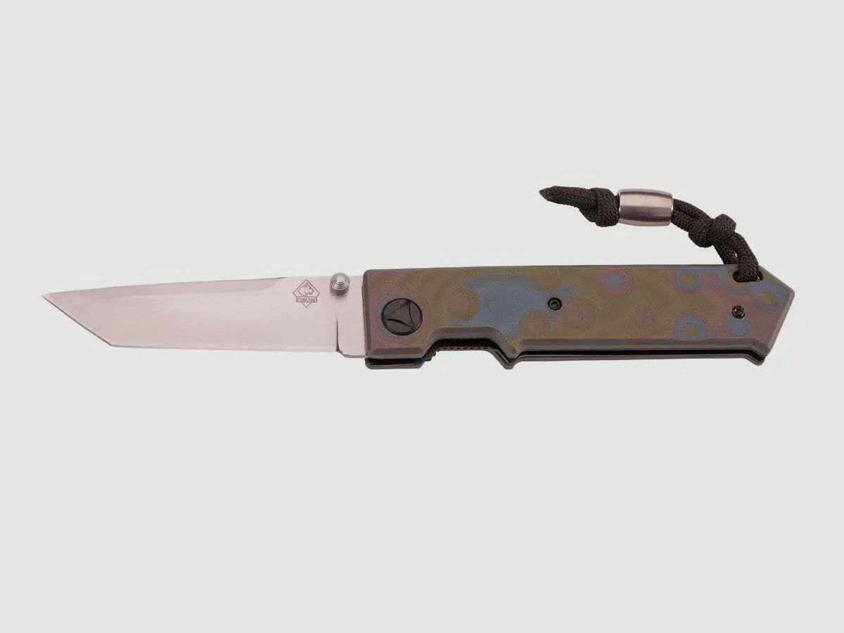 PUMA TEC Einhandmesser, G10 blau braun