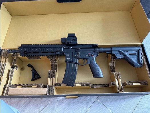 Umarex Heckler & Koch HK416 A5 BLK GBB 1,6J inkl. Red Dot Sight 558