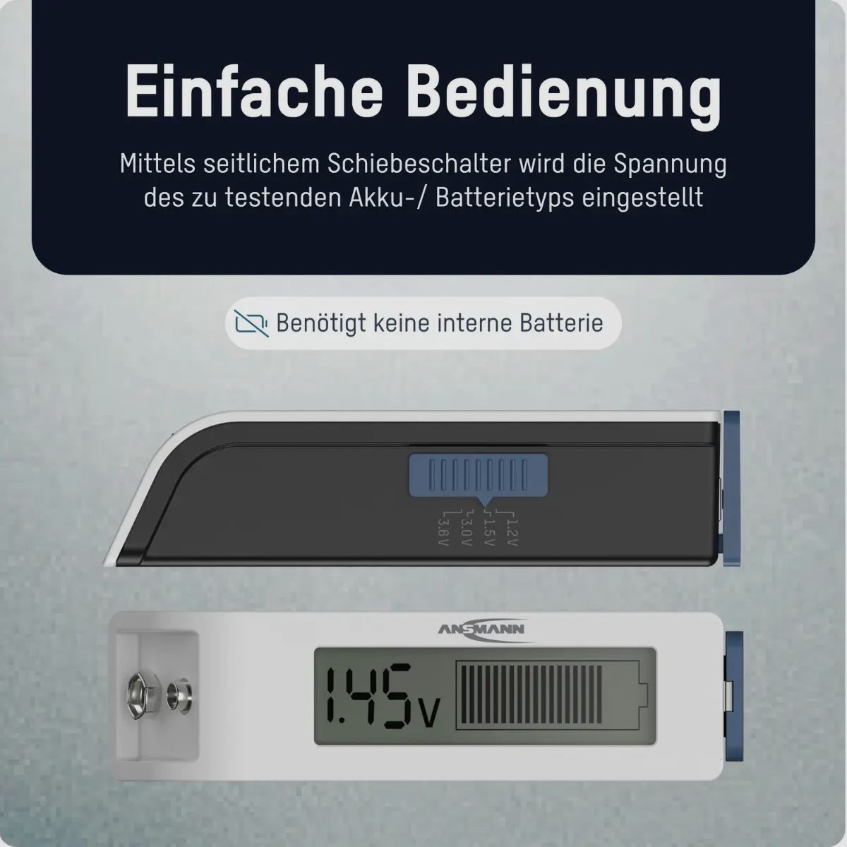 Ansmann Batterijtester Universeel
