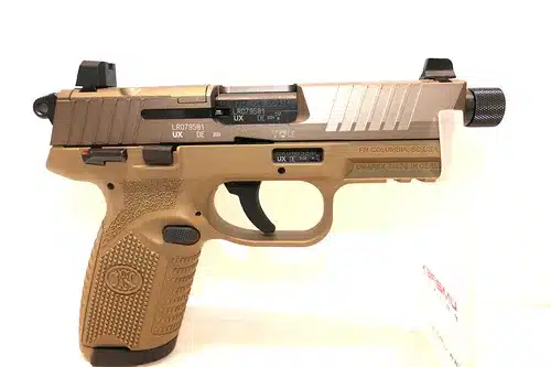 Pistole FN Herstal 502 Tactical FDE Kal. 22lr, Bild 4 von 5