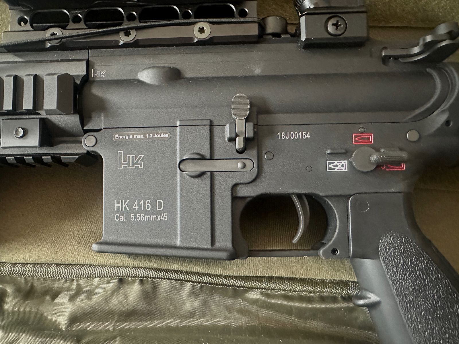 Umarex HK 416D CQB S-AEG  Einsteigerset 1,3J Vollmetall