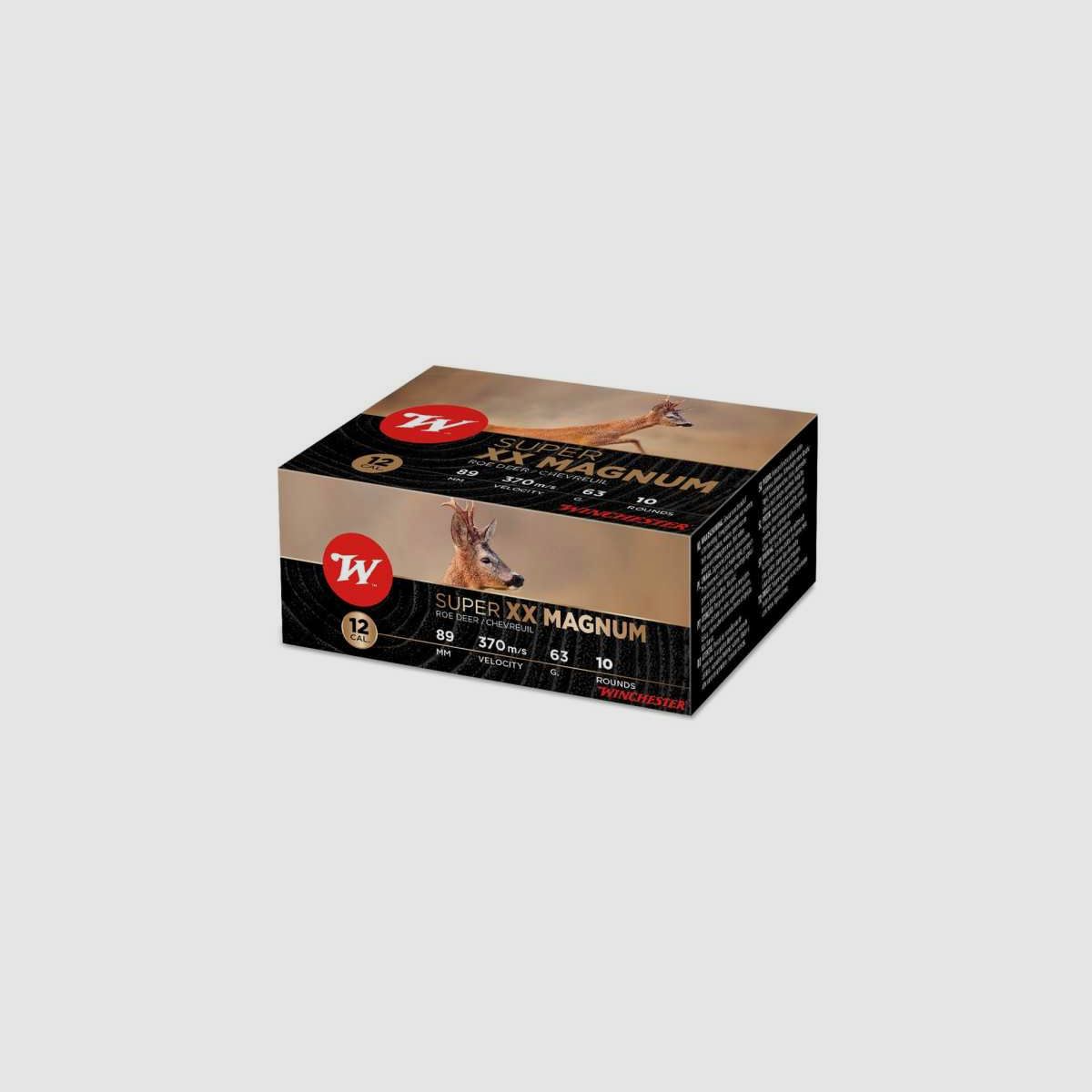 CARTOUCHES 12/89 SUPER XX MAGNUM 63G PB2 X10