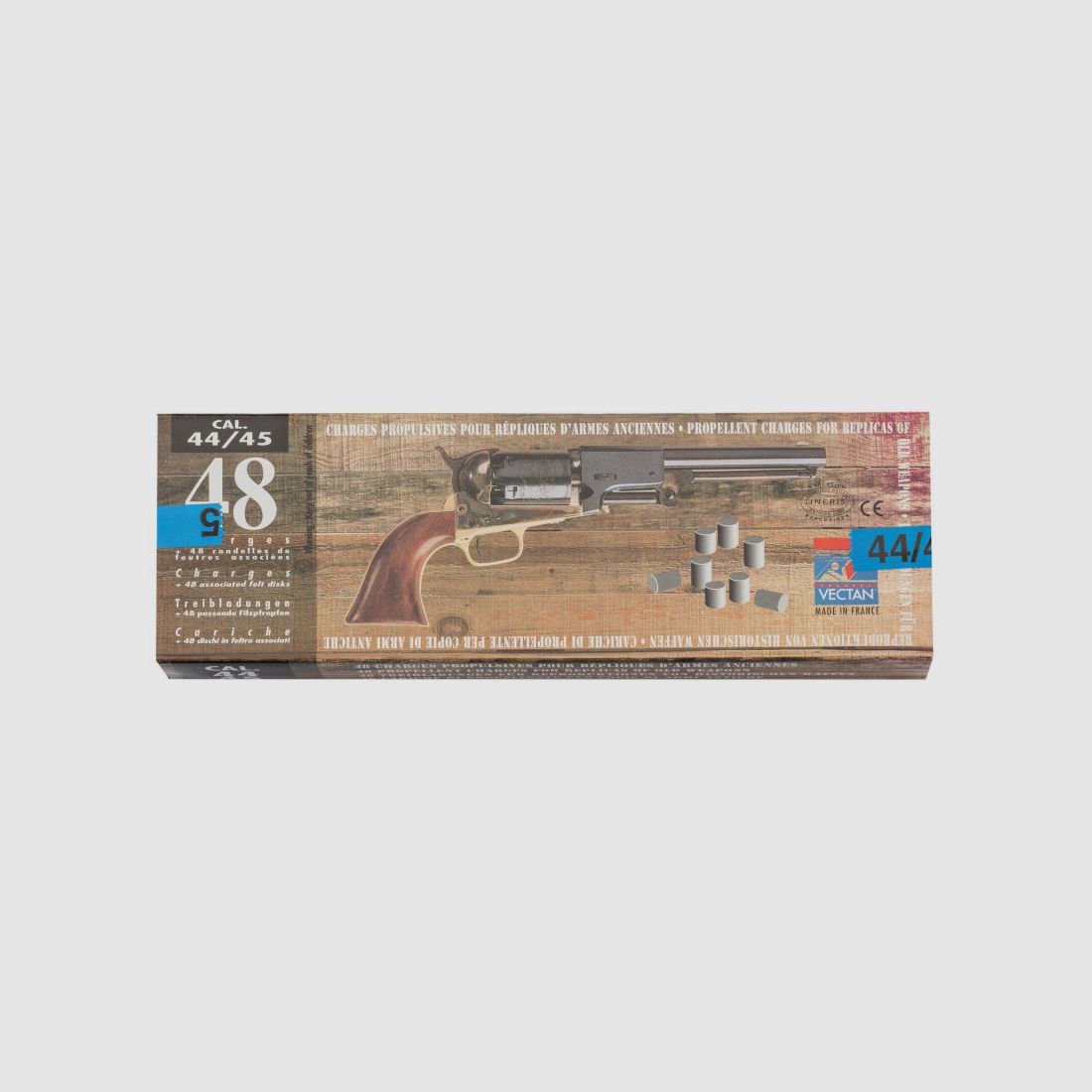 BOITE DE 48 CHARGES DE POUDRE NOIRE CAL. 44, image 6 sur 7