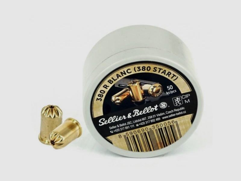 S&B 9mm / .380 R Blanc Knallpatrone