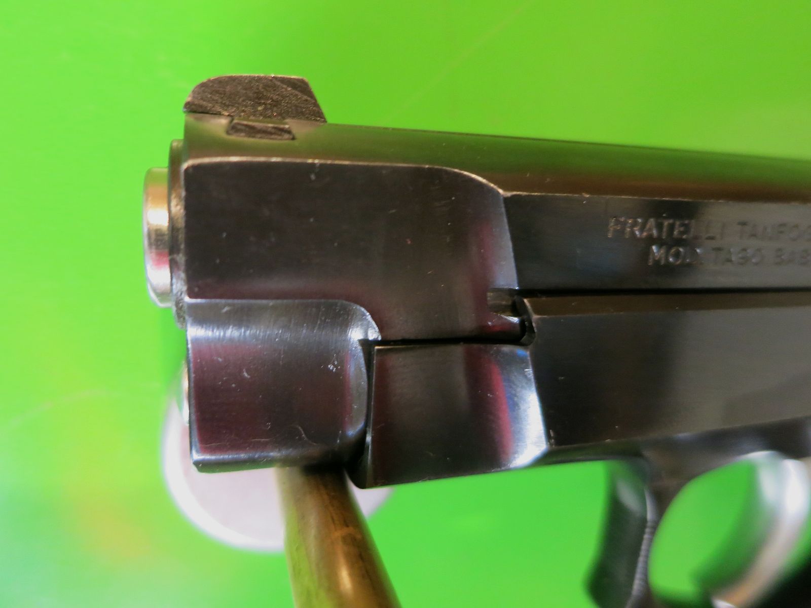 Tanfoglio TA90 Baby, semi-automatic. Self-loading sports pistol, small and handy self-defense classic, caliber 9 × 19 mm, without barrel #30