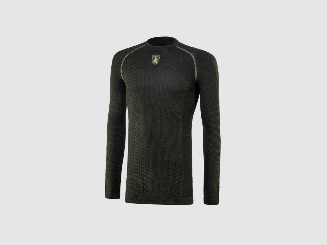 Technische Unterwäsche Trabaldo langarm grün mod.MAGLIA M/L art.450/WOOL/DRYARN TRABALDO, Bild 2 von 2