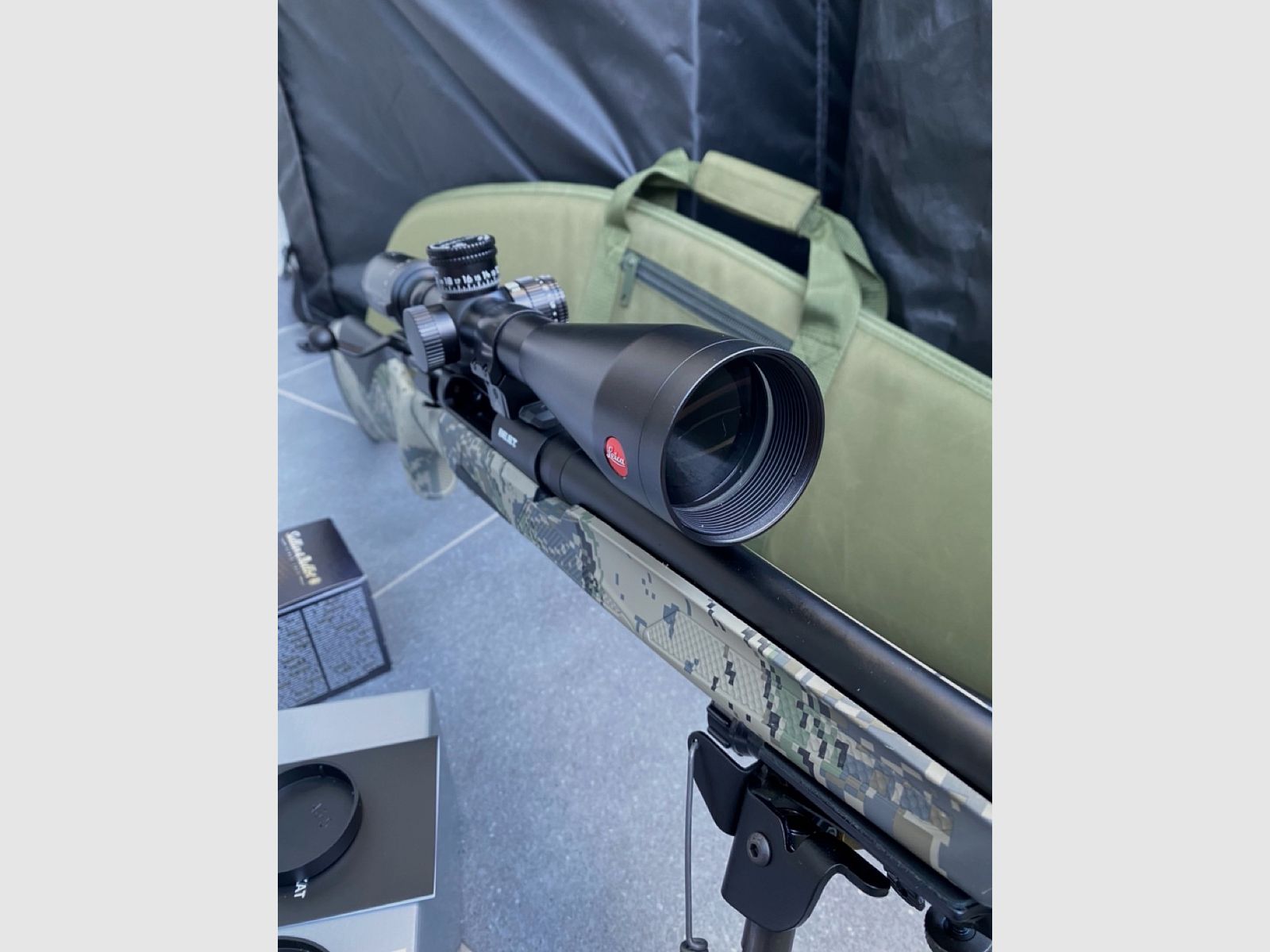Benelli repeating rifle Lupo BE.S.T. Open Country .308 Win with a Leica scope Amplus 6 2.5–15x50i L-Ballistic BDC (MOA)