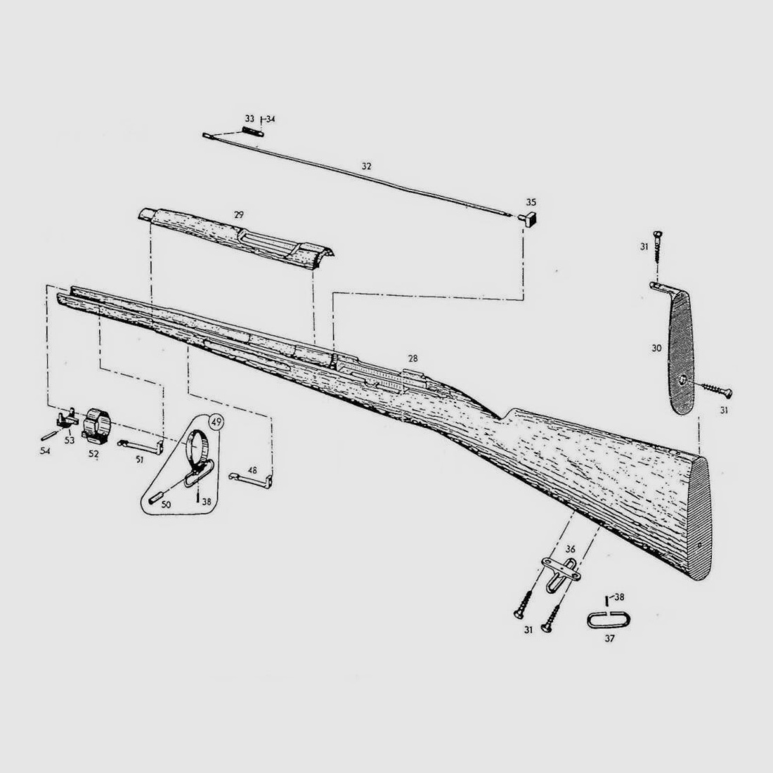Schaftkappe Metall Nr.30