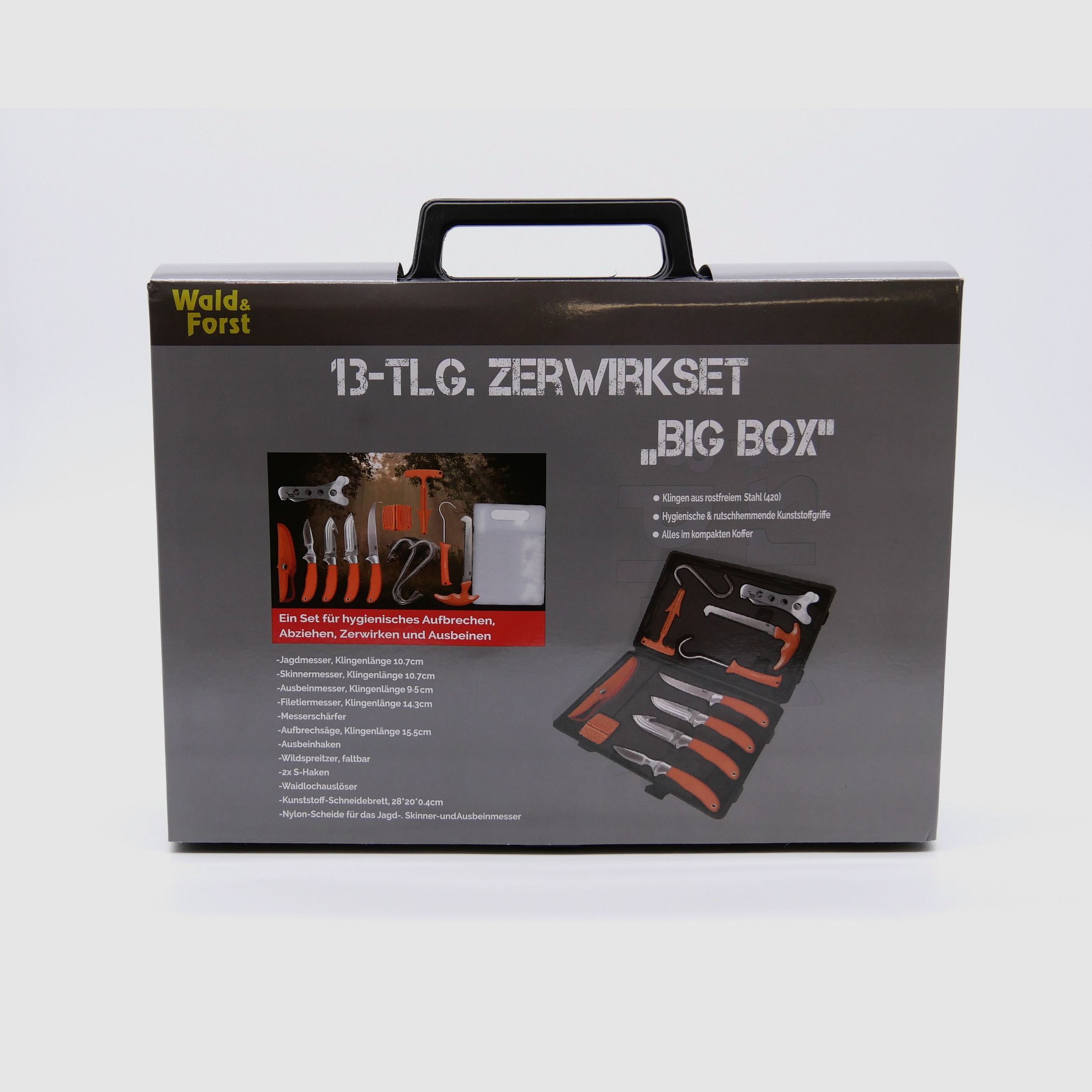 Wald und Forst Zerwirk Set Big Box 13 Teile 2009804